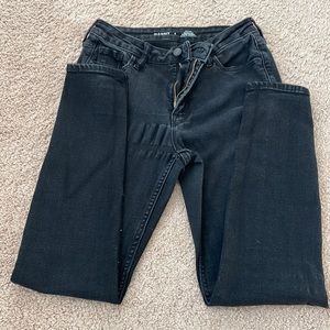 High Rise Super Skinny Black Jeans
